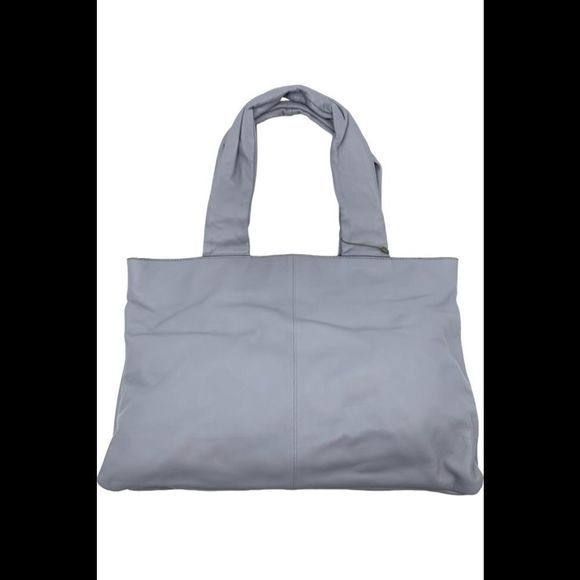 Vince Camuto Smooth Leather Tote Brant Good Gray - Picture 1 of 3